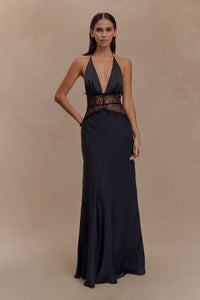 Dinah Lace Maxi Dress Black