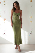 Everleigh Soft Satin Midi Dress