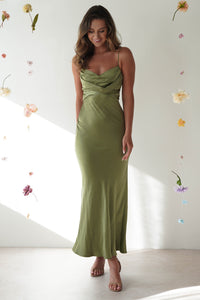Everleigh Soft Satin Midi Dress