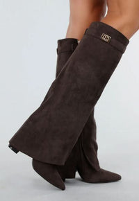 Olushia Suede Boots Brown
