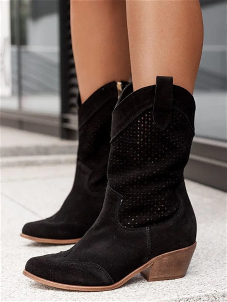 Taren | Orthopedic Boots Black