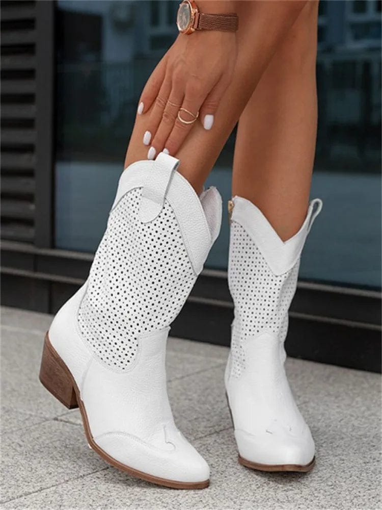 Taren | Orthopedic Boots White