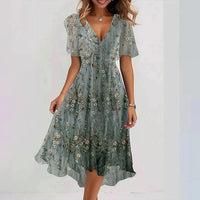 Catrin - Elegant Colourful Dress