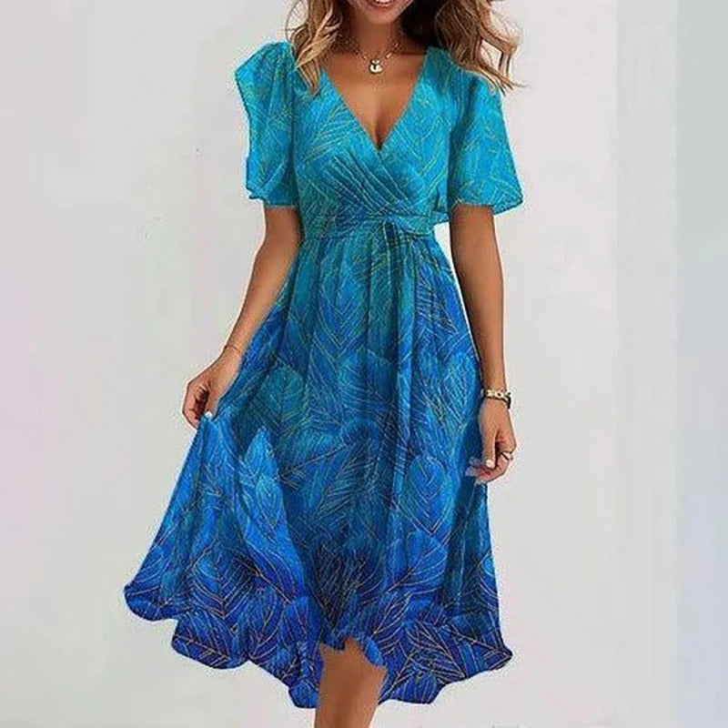 Catrin - Elegant Colourful Dress