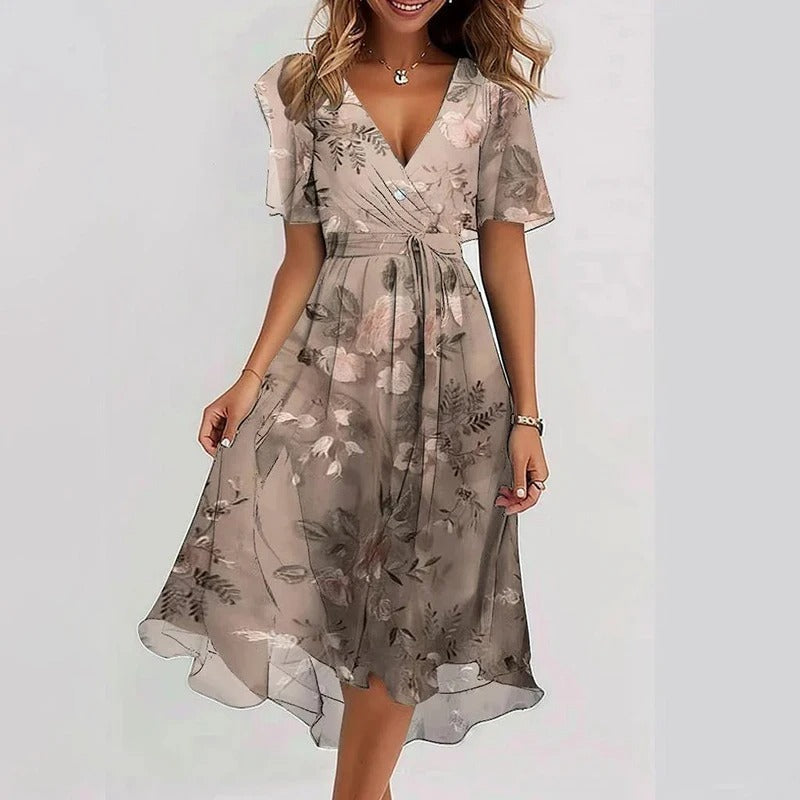 Catrin - Elegant Colourful Dress