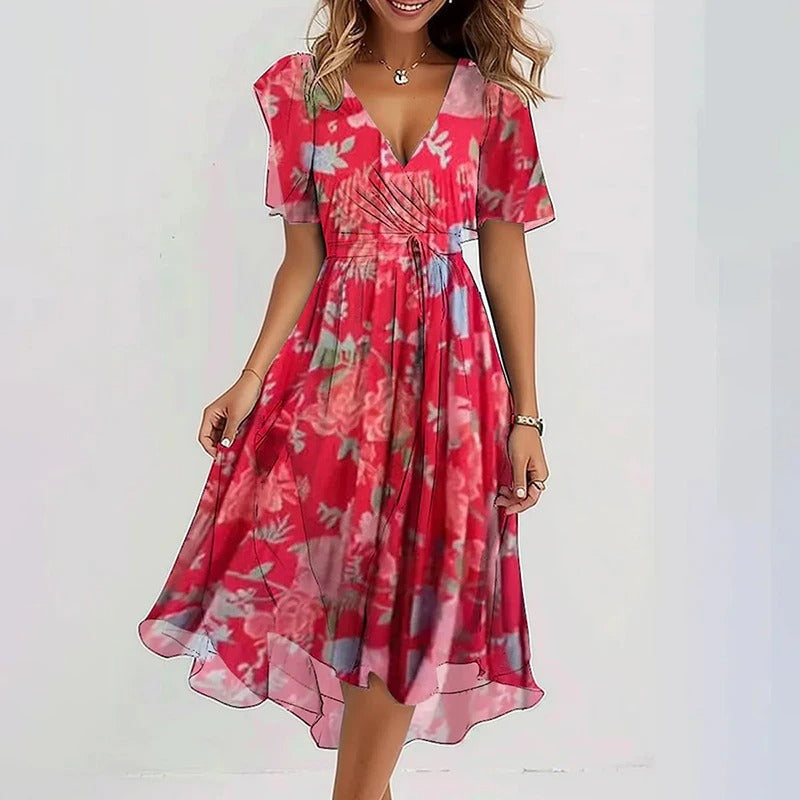Catrin - Elegant Colourful Dress