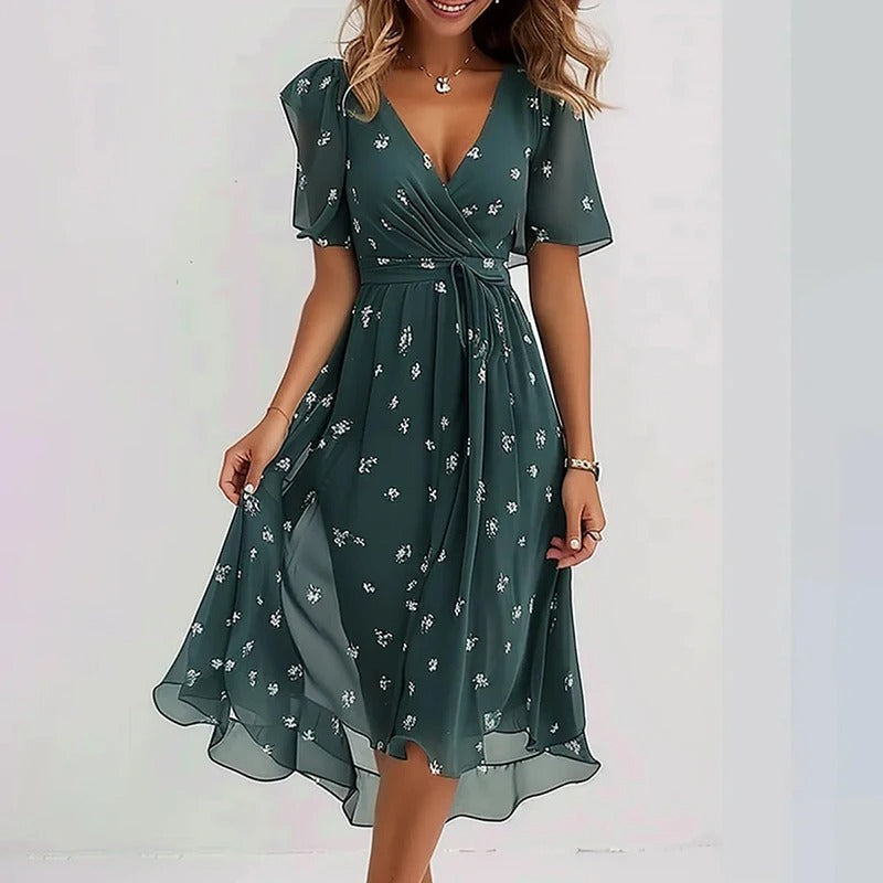 Catrin - Elegant Colourful Dress