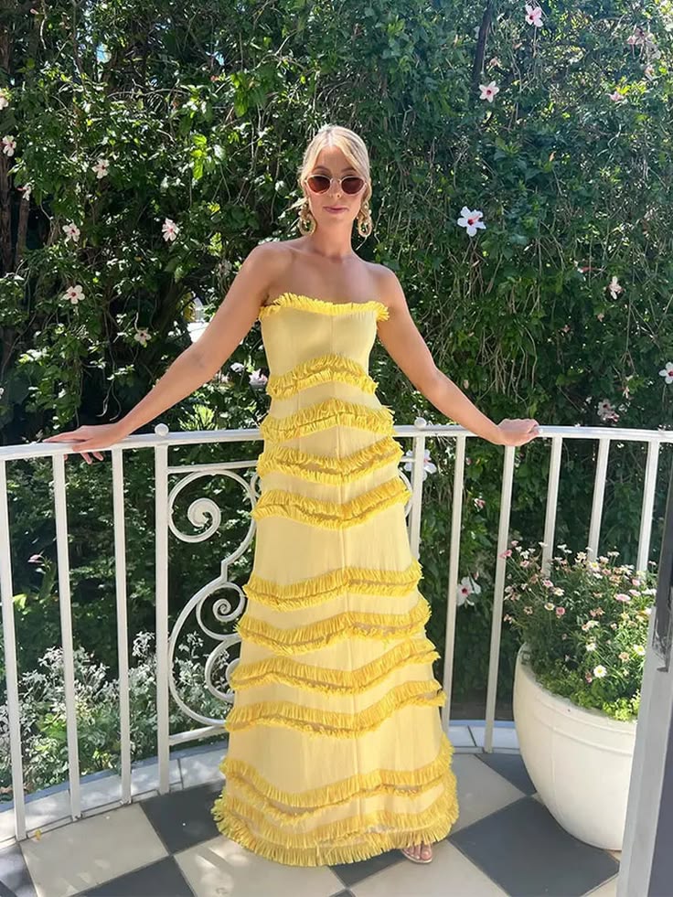 Dress Amanda Yellow