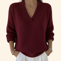 Drusilla | Women's V-Neck Long Sleeve Sweater