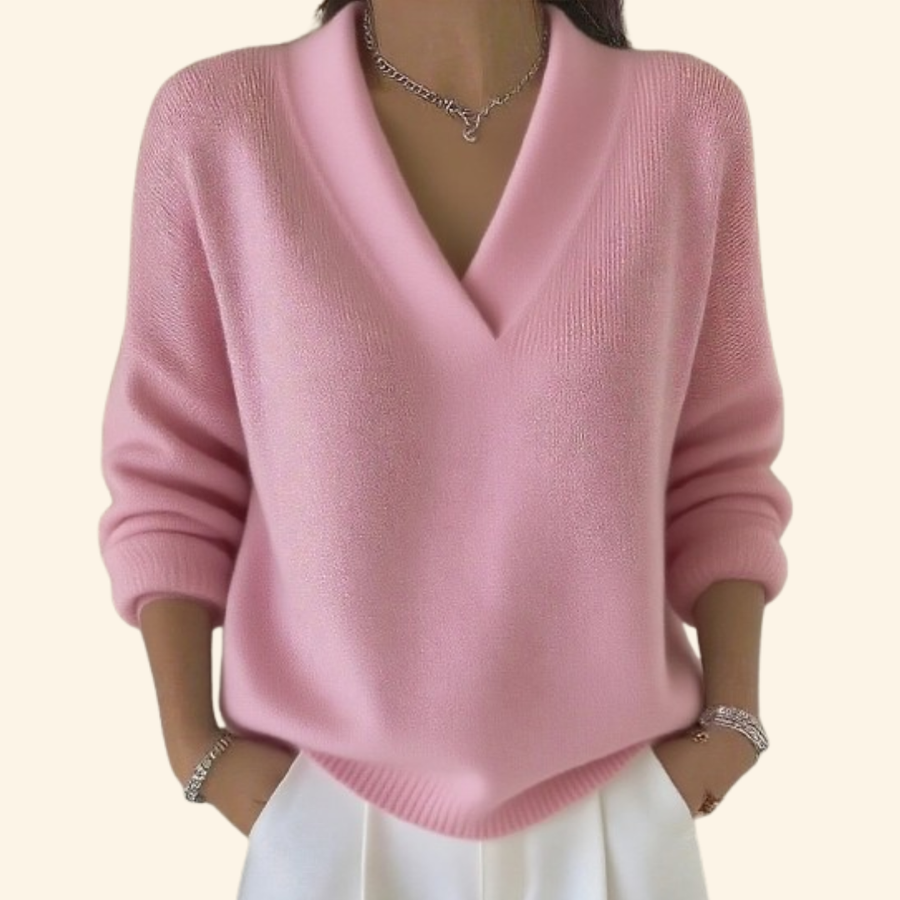 Drusilla | Women's V-Neck Long Sleeve Sweater
