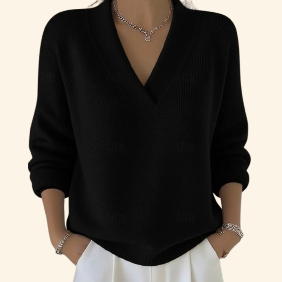 Drusilla | Women's V-Neck Long Sleeve Sweater