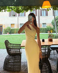 Modest Night Aesthetic Mermaid One Shoulder Yellow Long Prom