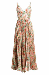 MacClare Floral Micropleat Gown