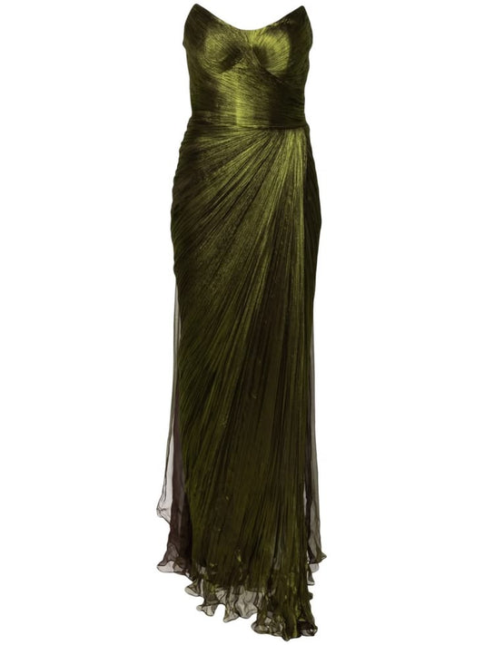 Iris Serban Leila Maxi Dress Green