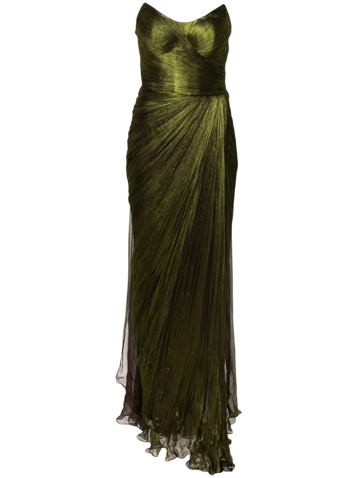 Iris Serban Leila Maxi Dress Green