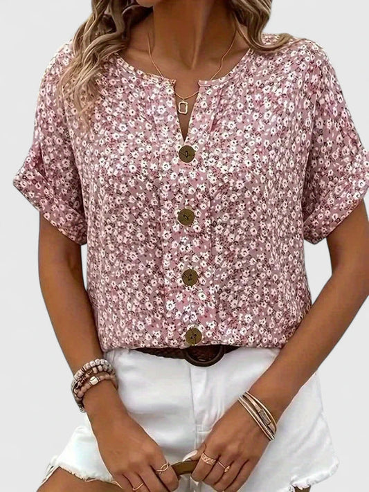 Faylora | Comfortable Blouse Pink