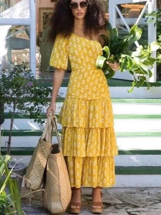 Veronica Beard Dress Veronica Beard Virginia One Sleeve Silk Blend