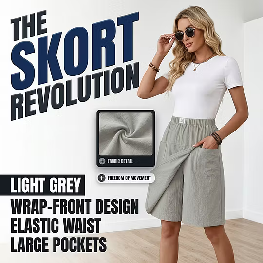 Kinsley - Wrap Front Active Skort