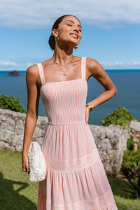 Not Sorry Striped Maxi Dress