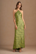 Floriane Moss Navy Maxi Dress