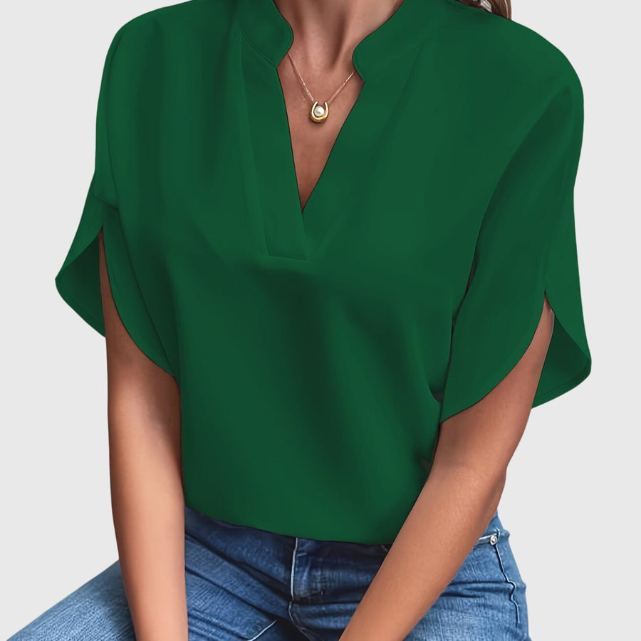 Kristie - Elegant Blouse Green