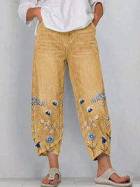 Avery - Casual Embroidered Trousers with Pockets