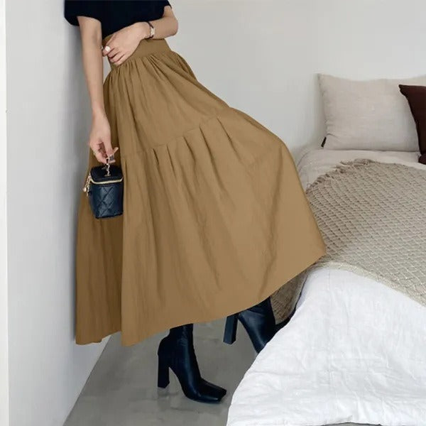 Mireya Pleated Maxi Skirt