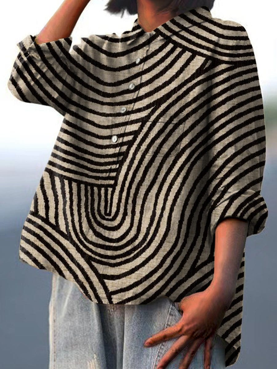 Jessamy - Elegant Linen Summer Blouse