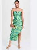 Dress Nwt Elliatt 'Larkspur' Sleeveless Printed Mesh U Wire Midi Dress