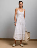 Ae77 Strappy Button Up Maxi Dress