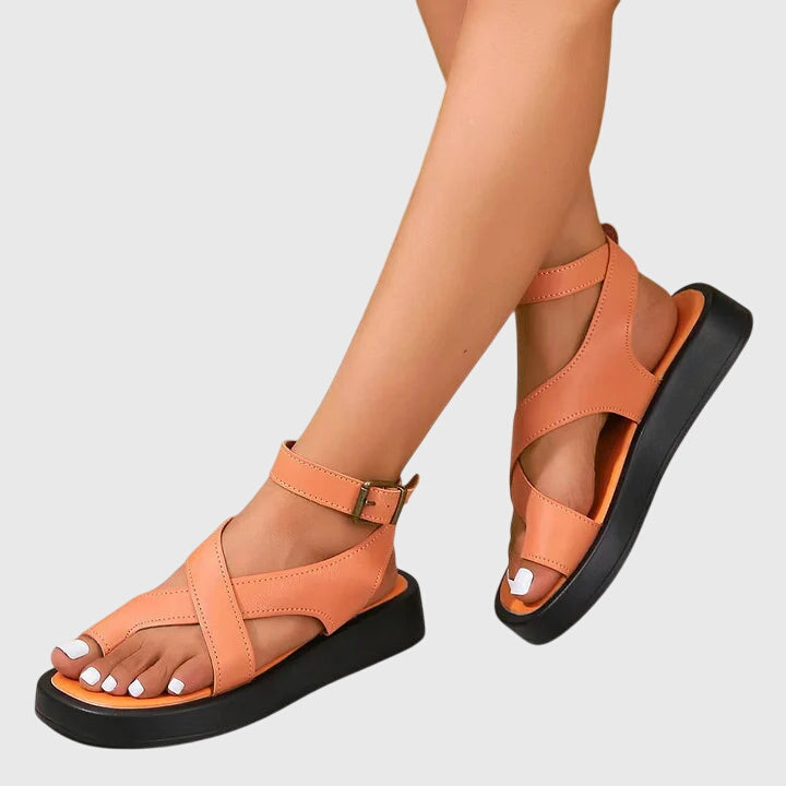 Tess | Orthopedic Sandals Orange