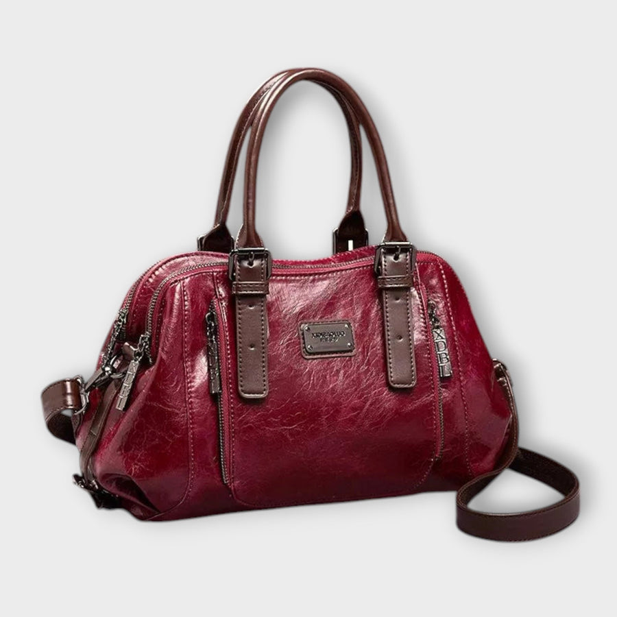 Olivia - Elegant Vintage Shoulder Bag Red