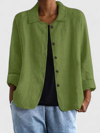 Claudine | Sophisticated Top Green