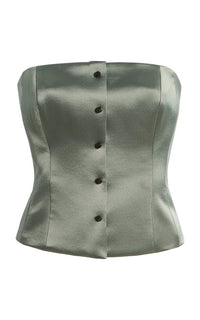 Satin Corset Top By Sev Moda Operandi Dress