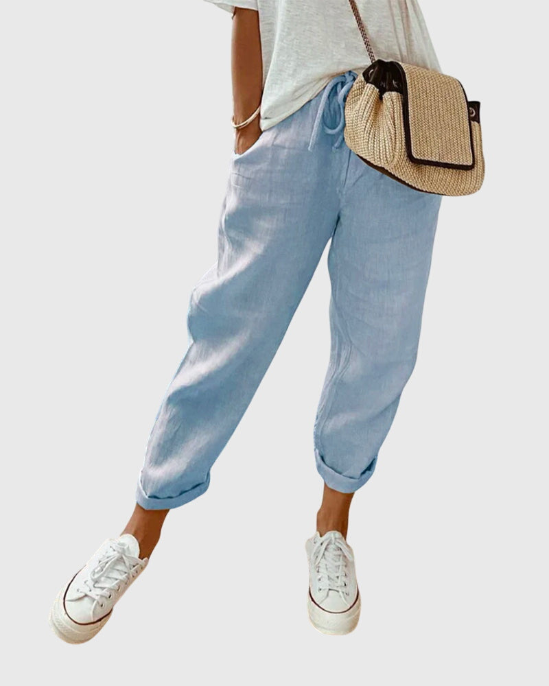 Reina | Elegant Women's Pants Blue