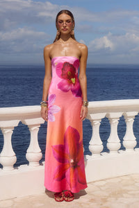 Celeste Maxi Dress Cosmo Ombre Small Cosmo Ombre