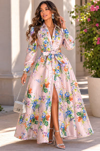 Enchanted Bloom Studded Mikado Maxi Dress