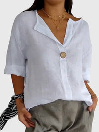 Gemma | Chic Comfort Blouse White