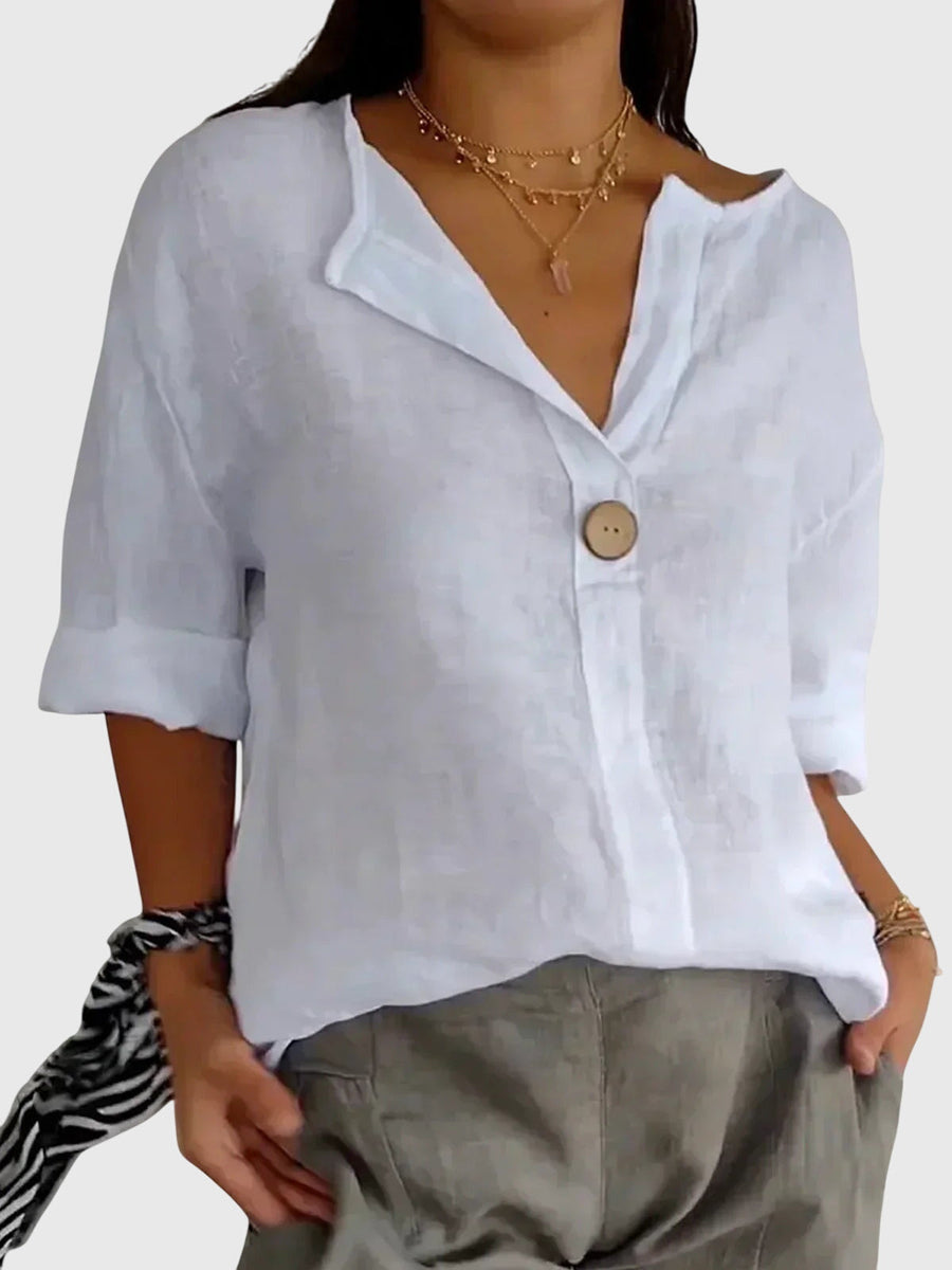 Gemma | Chic Comfort Blouse White
