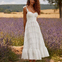 Alamour The Label Dress Katia Dress Color: White Size: Xl