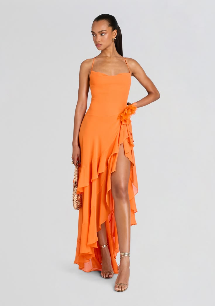 Samara Silk Chiffon Dress Arianzo