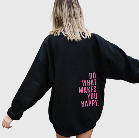 Lucy - Oversized Bliss Hoodie Black
