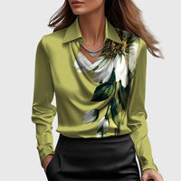 Brooklyn | Elegant Blouse Green