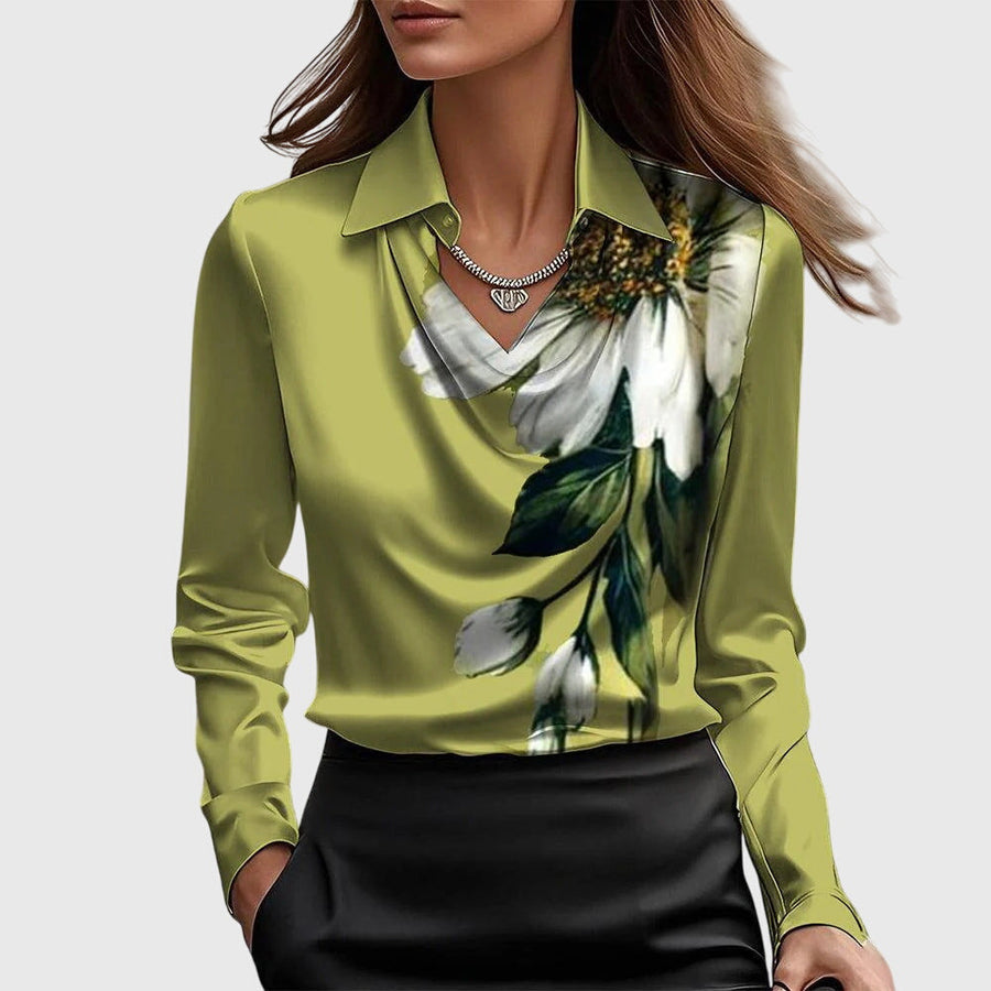 Brooklyn | Elegant Blouse Green