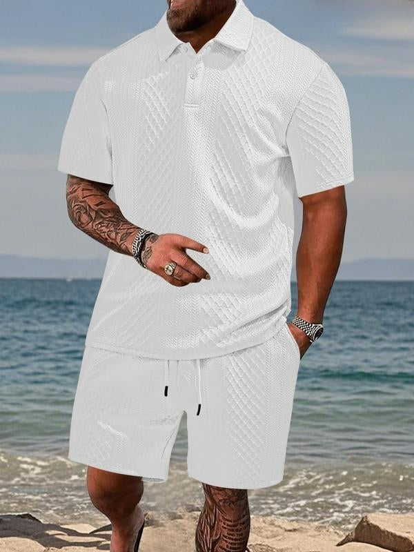 Magnus - Structured Lightweight Summer Polo and Short Set