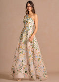 Maribel Blush Pink Multi Maxi Dress