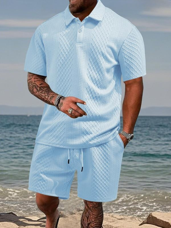 Magnus - Structured Lightweight Summer Polo and Short Set
