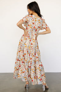 Claudia Maxi Dress Multi Floral