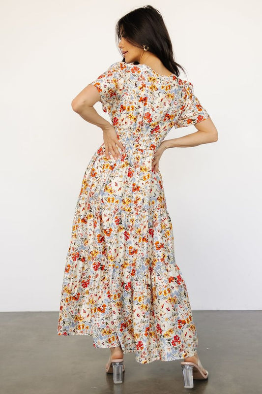 Claudia Maxi Dress Multi Floral