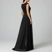 Fallon - Textured Tulle Evening Jumpsuit